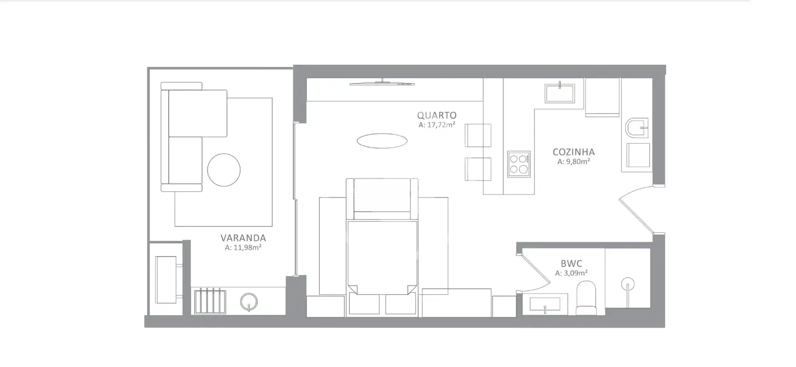 Image 2 - Loft / Studio em Campeche, Florianópolis - SC