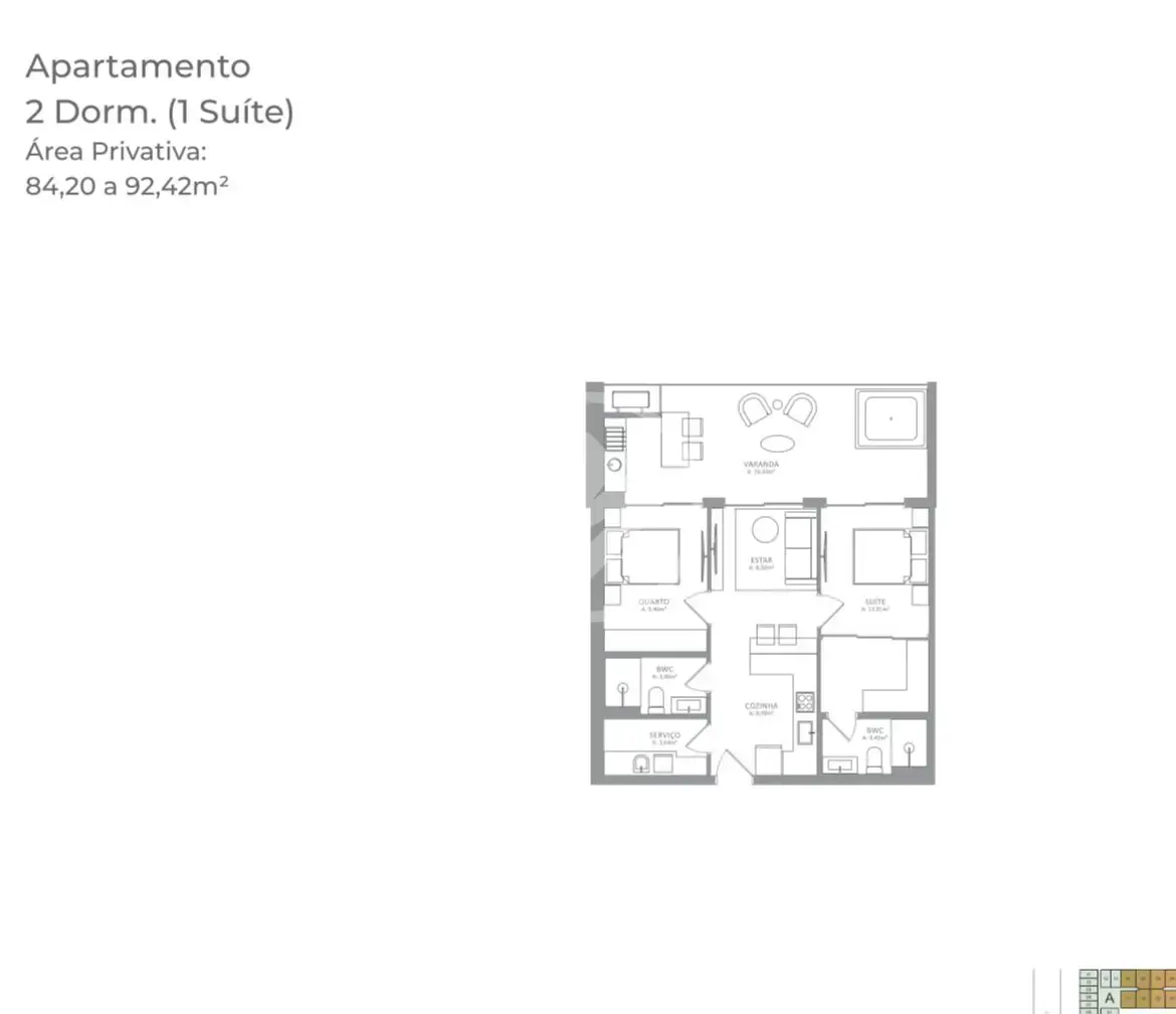 Imagem 1 - Apartamento em Campeche, Florianópolis - SC