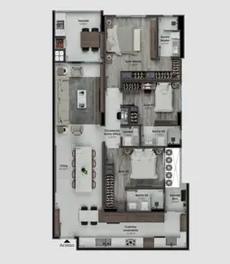 Imagem 2 - Apartamento em Nossa Senhora do Rosário, São José - SC