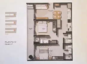 Imagem 2 - Apartamento em SACO GRANDE, Florianópolis - SC
