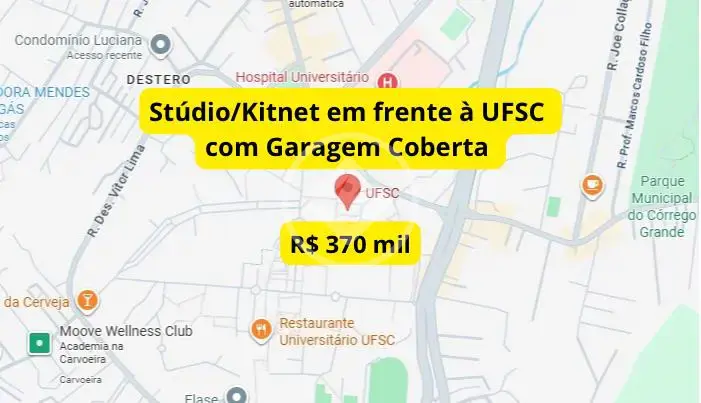 Imagem 1 - Loft / Studio em TRINDADE, Florianópolis - SC