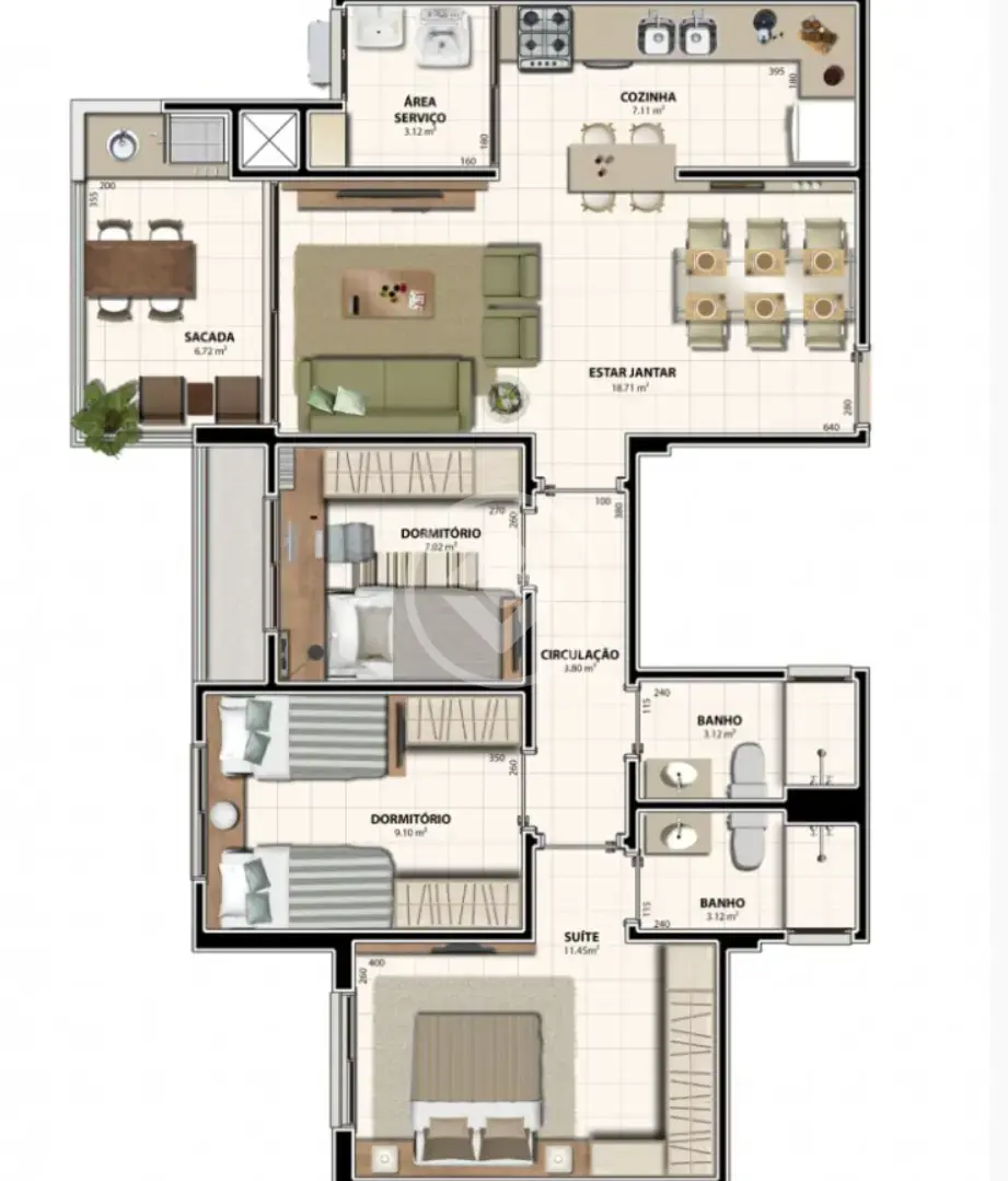 Image 14 - Apartamento em CORREGO GRANDE, Florianópolis - SC