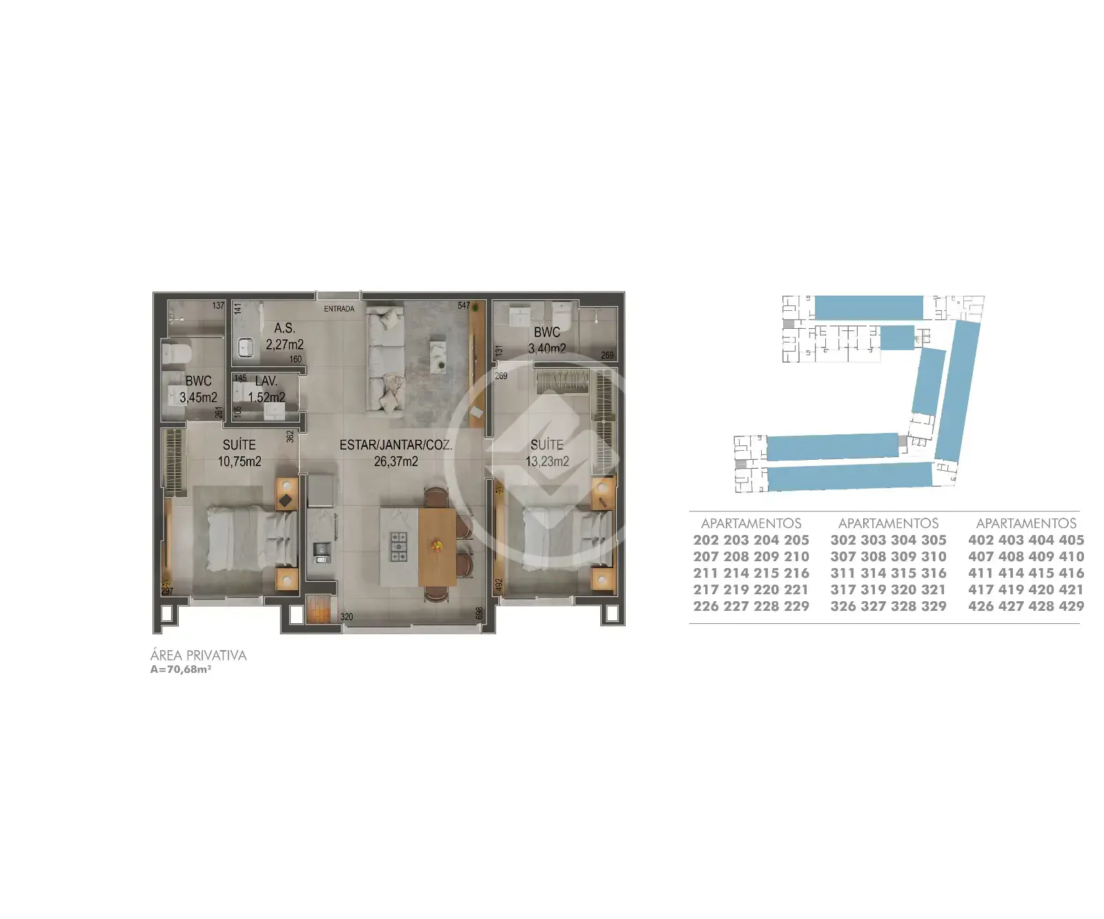 Image 19 - Apartamento em JURERÊ, Florianópolis - SC
