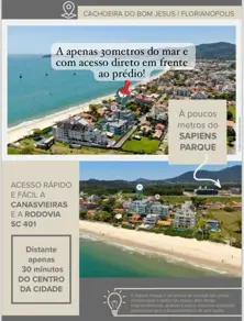 Imagem 2 - Apartamento em Cachoeira do Bom Jesus, Florianópolis - SC