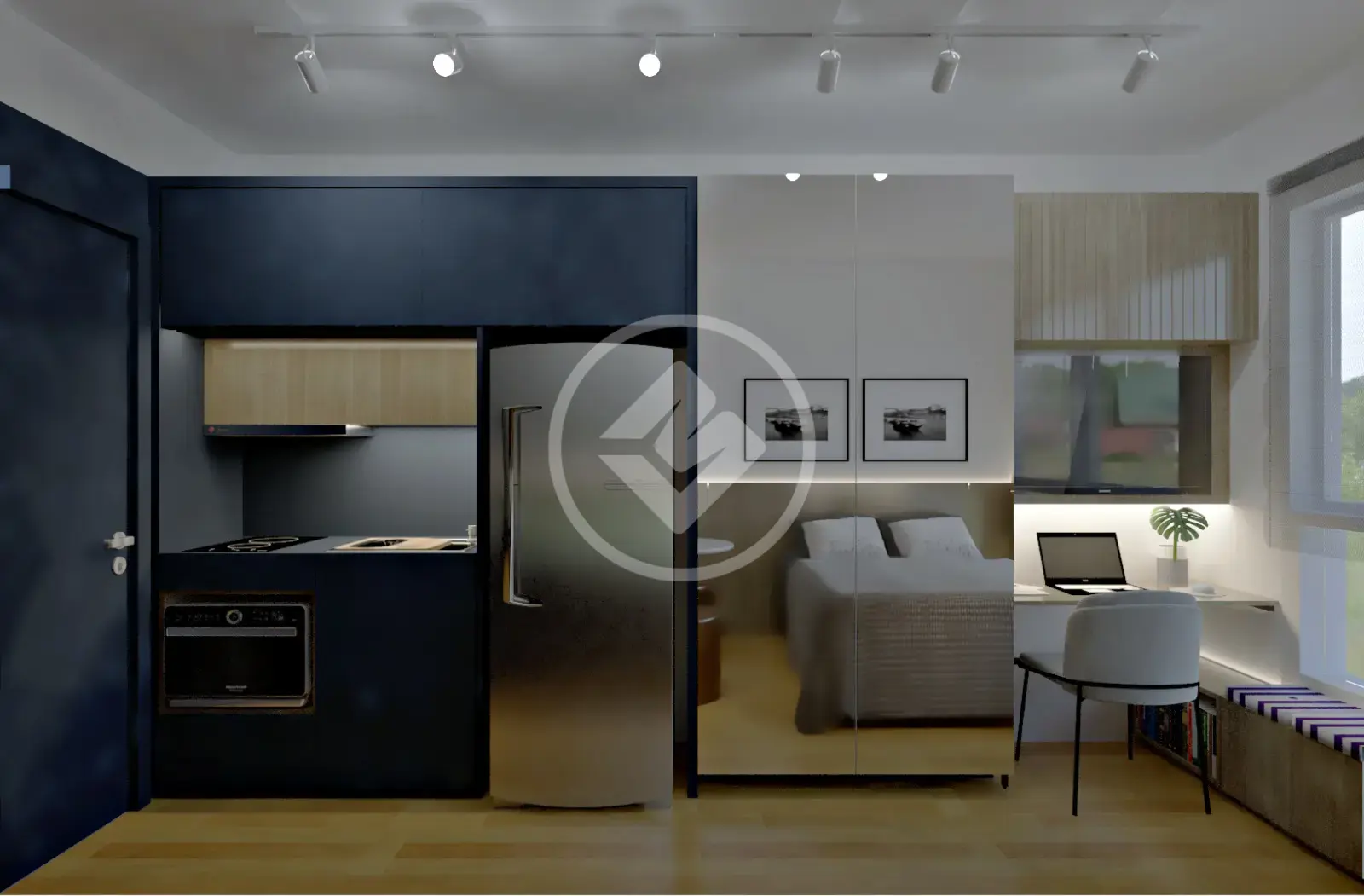 Imagem 1 - Loft / Studio em Pantanal, Florianópolis - SC