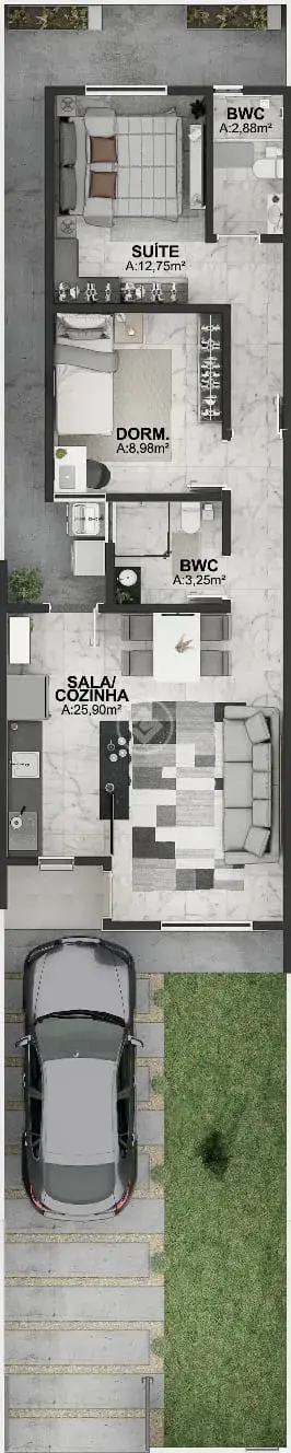 Imagem 1 - Casa em Potecas, São José - SC