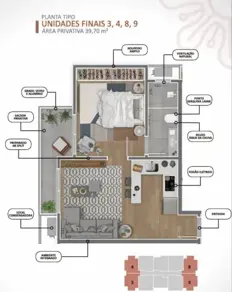 Apartamento Pedra Branca, Palhoça - SC — foto 2
