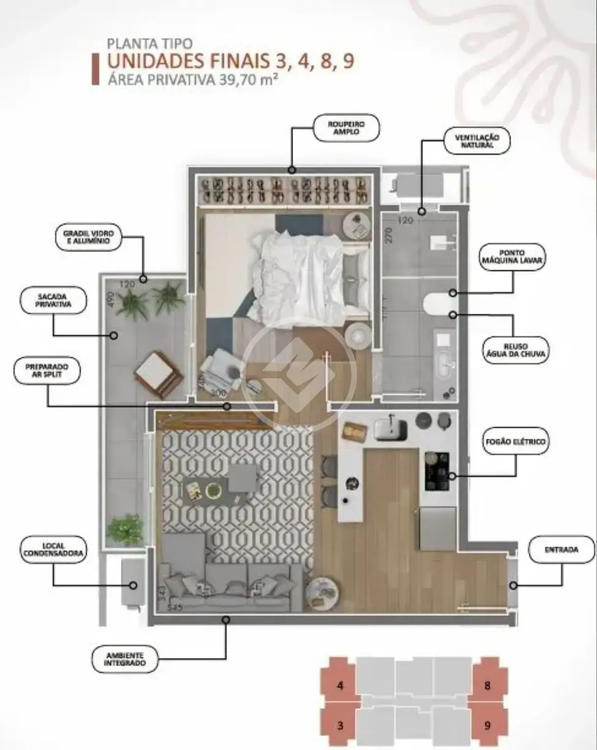 Imagem 1 - Apartamento em Pedra Branca, Palhoça - SC