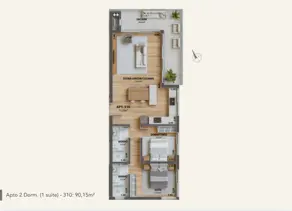 Imagem 4 - Apartamento em Campeche, Florianópolis - SC
