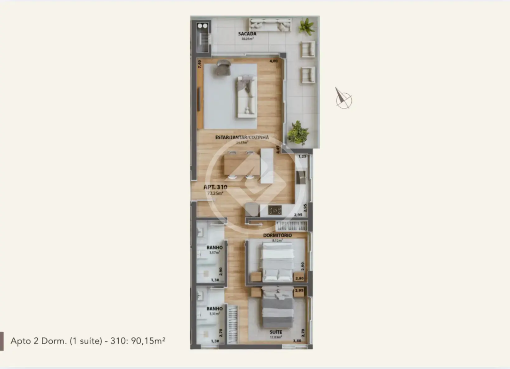 Image 5 - Apartamento em Campeche, Florianópolis - SC