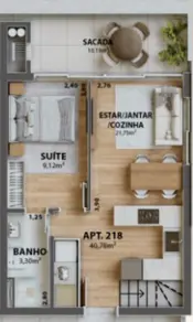 Imagem 3 - Apartamento em Campeche, Florianópolis - SC