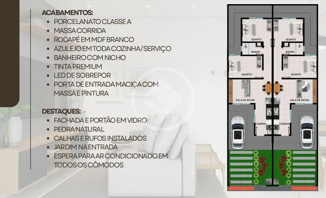 Imagem 2 - Casa Condomínio em Forquilhas, São José - SC