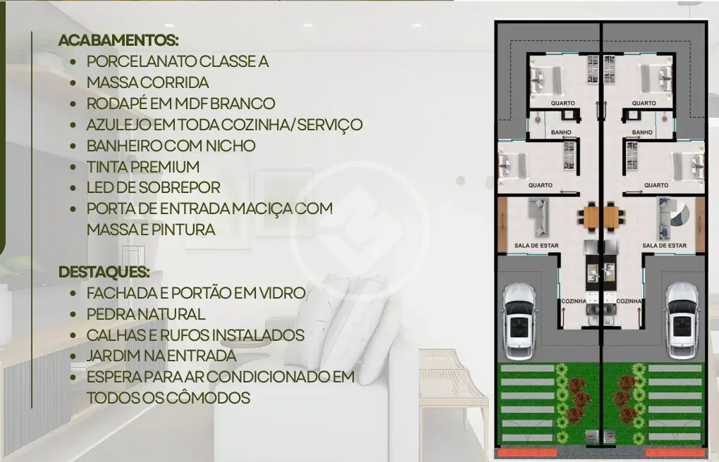 Imagem 1 - Casa Condomínio em Forquilhas, São José - SC