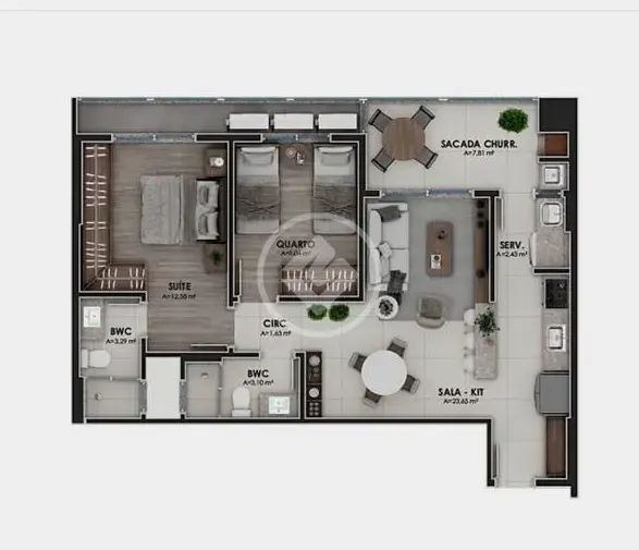 Image 37 - Apartamento em Kobrasol, São José - SC