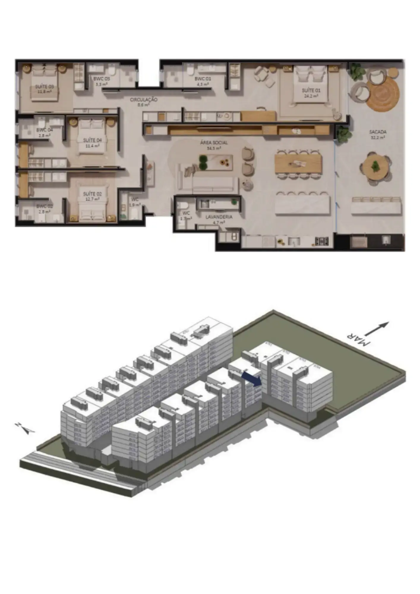 Image 2 - Apartamento em Praia Brava, Florianópolis - SC