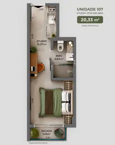 Apartamento Centro, Florianópolis - SC — foto 2