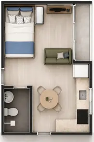 Imagem 6 - Loft / Studio em Campeche, Florianópolis - SC