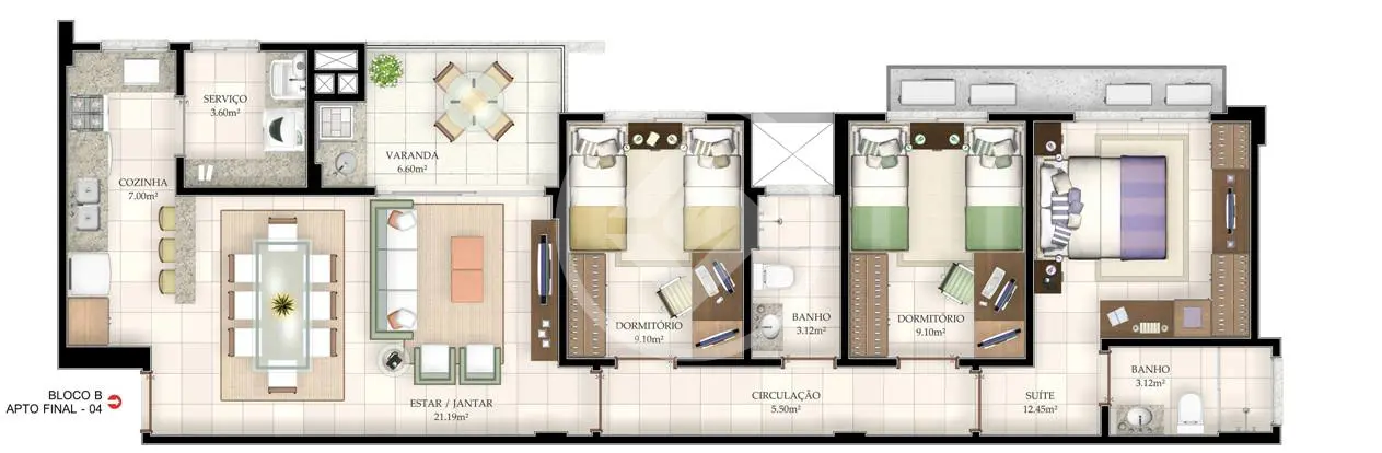 Image 20 - Apartamento em ITACORUBI, Florianópolis - SC