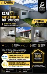 Casa Setor Conde dos Arcos, Aparecida de Goiânia - GO — foto 1