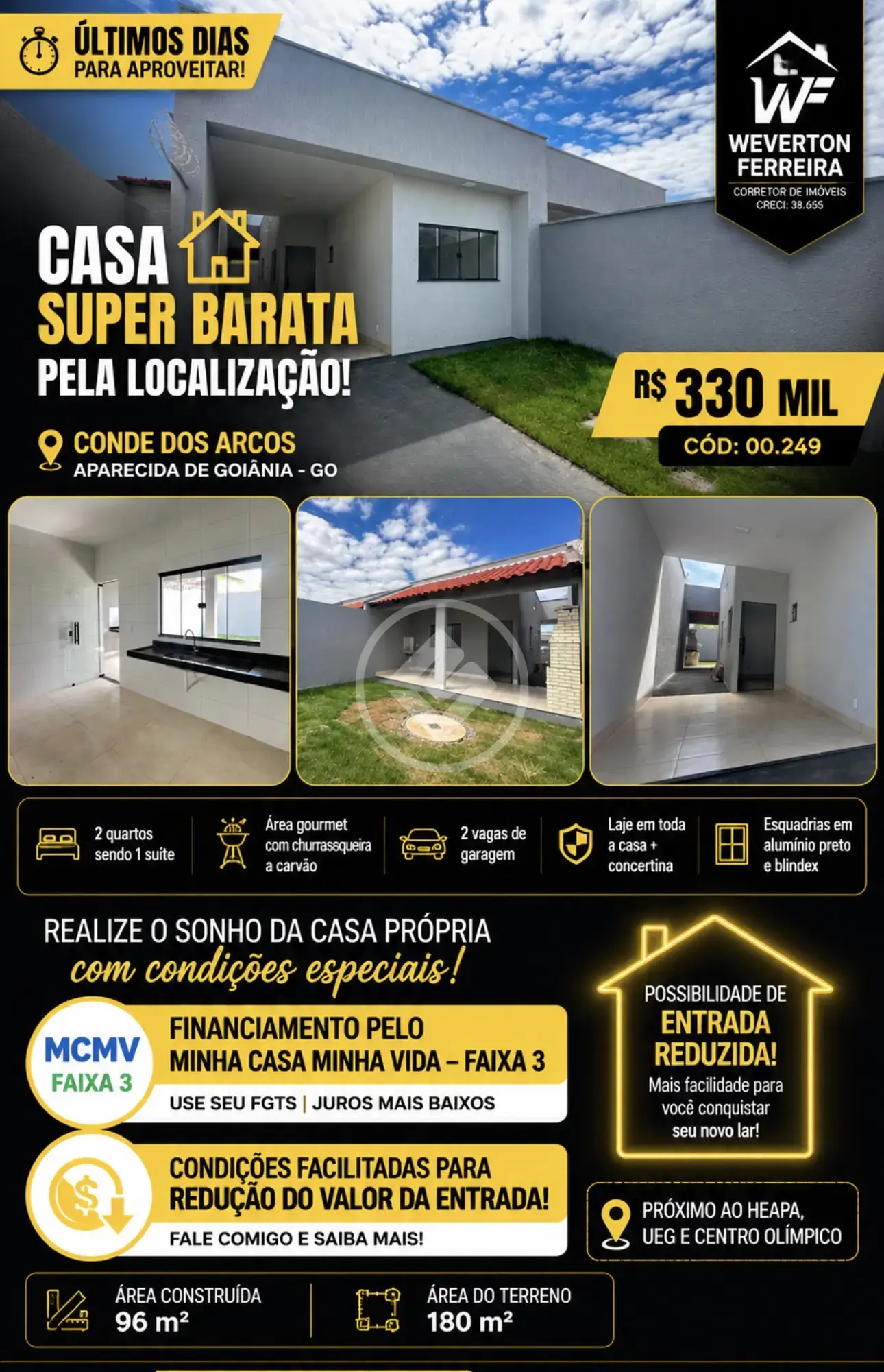 Imagem 1 - Casa em Setor Conde dos Arcos, Aparecida de Goiânia - GO