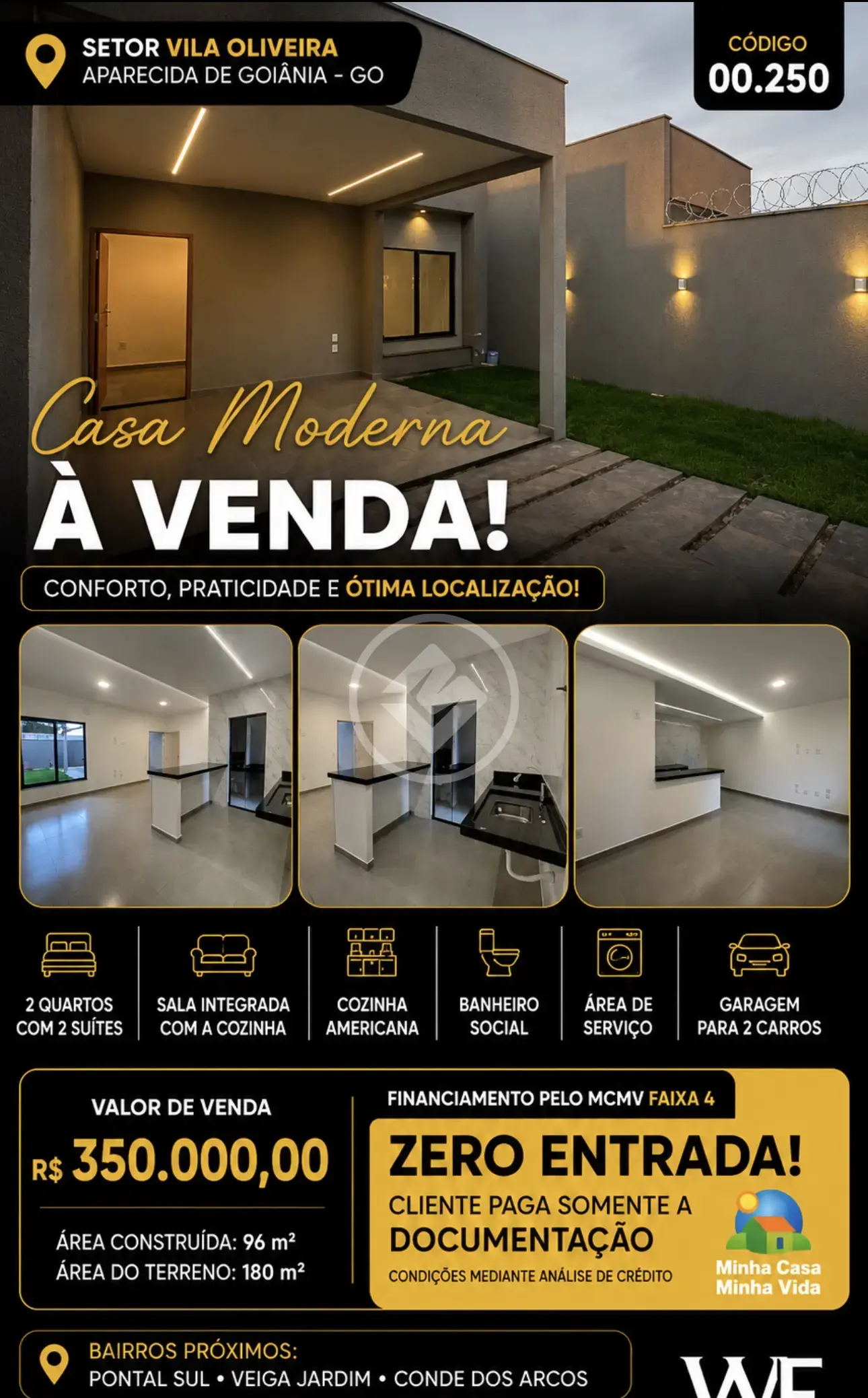 Imagem 1 - Casa em Vila Oliveira, Aparecida de Goiânia - GO