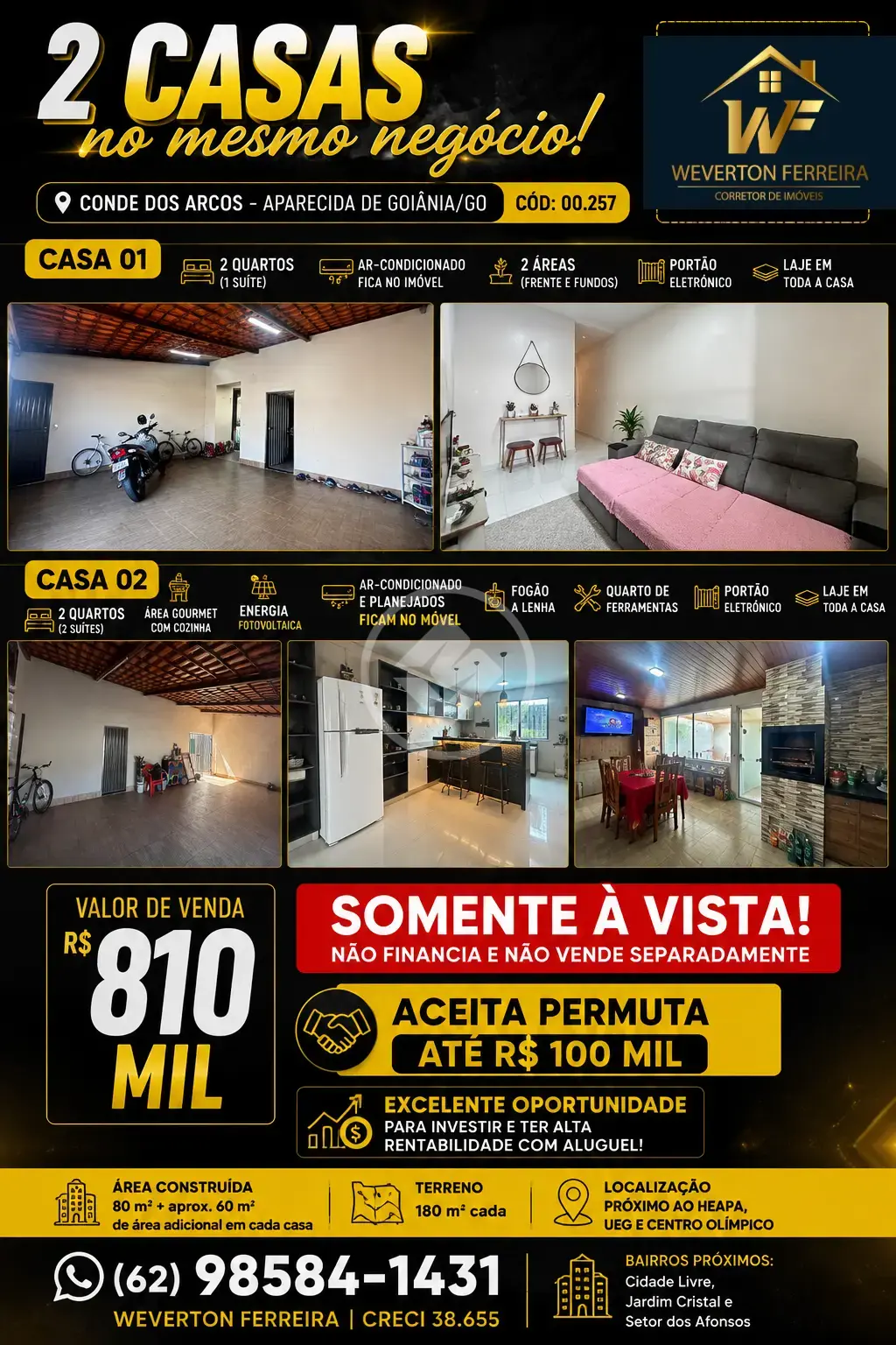 Imagem 1 - Casa em Setor Conde dos Arcos, Aparecida de Goiânia - GO