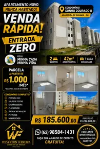 Apartamento Fazenda Dourados - Condomínio Sonho Dourado I, Goiânia - GO — foto 1