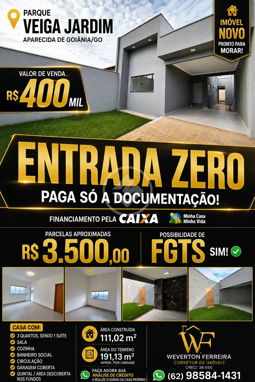 Image 9 - Casa em Parque Veiga Jardim, Aparecida de Goiânia - GO