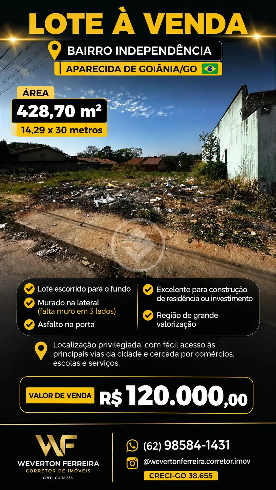 Image 2 - Terreno em Independência, Aparecida de Goiânia - GO