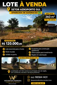 Terreno Setor Aeroporto Sul - 2ª Etapa, Aparecida de Goiânia - GO — foto 2