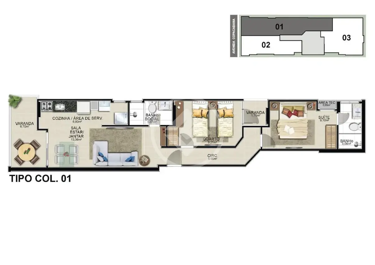 Imagem 2 - Apartamento em Praia do Morro, Guarapari - ES