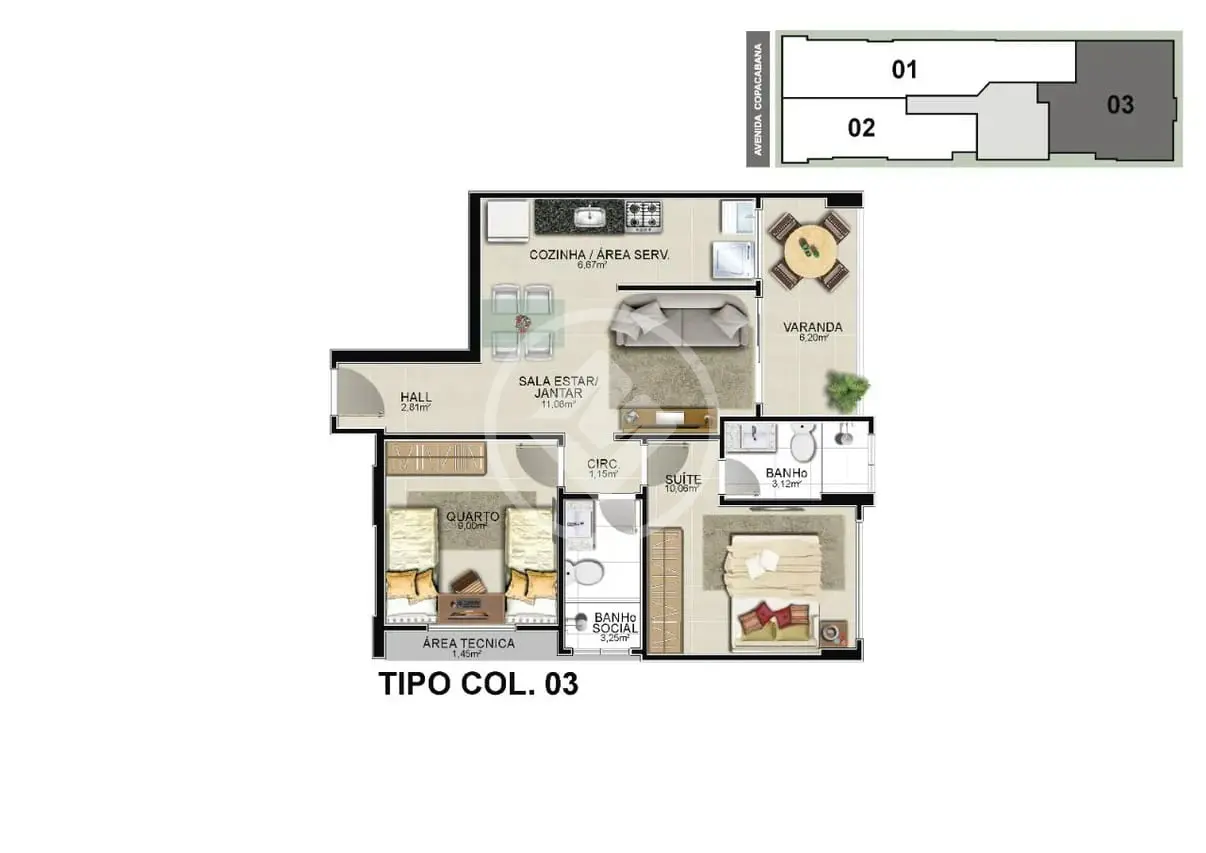 Imagem 3 - Apartamento em Praia do Morro, Guarapari - ES