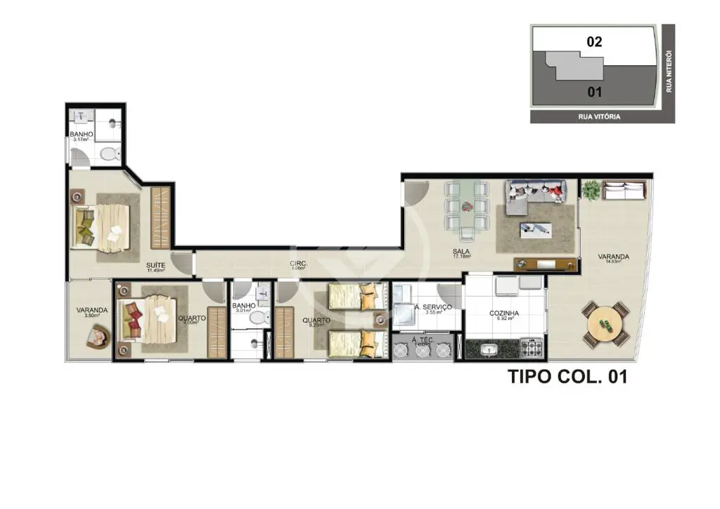 Imagem 2 - Apartamento em Praia do Morro, Guarapari - ES