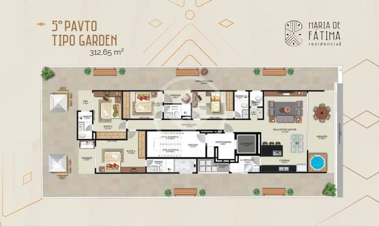Imagem 6 - Apartamento em Enseada Azul, Guarapari - ES