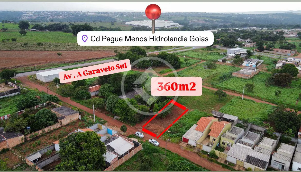 Terreno Garavelo Sul, Hidrolândia - GO — foto 1