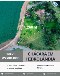 Chácara Mansões Riviera Parque, Hidrolândia - GO — foto 1