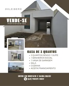 Casa Morada Do Sol, Hidrolândia - GO — foto 1