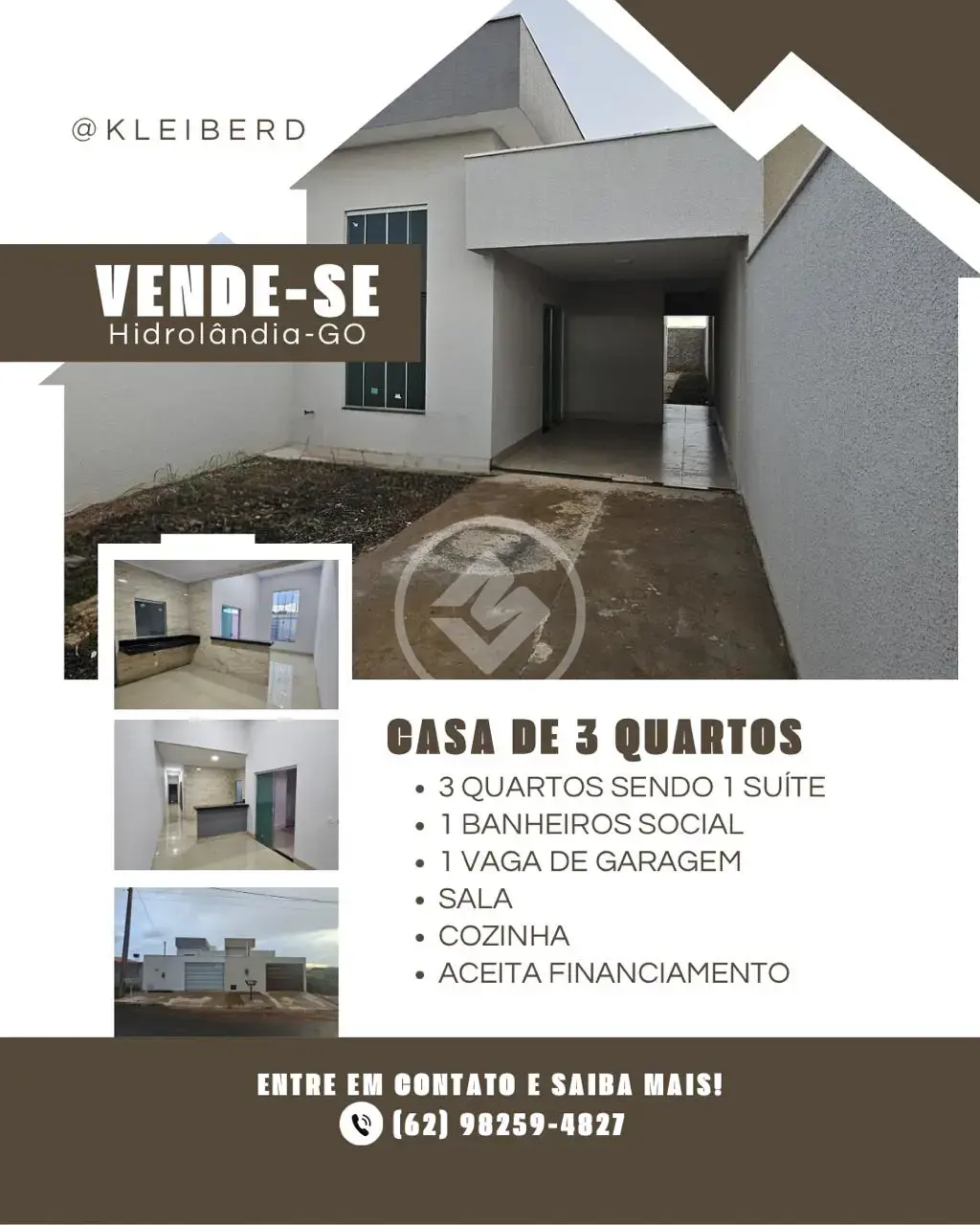 Imagem 1 - Casa em Morada Do Sol, Hidrolândia - GO