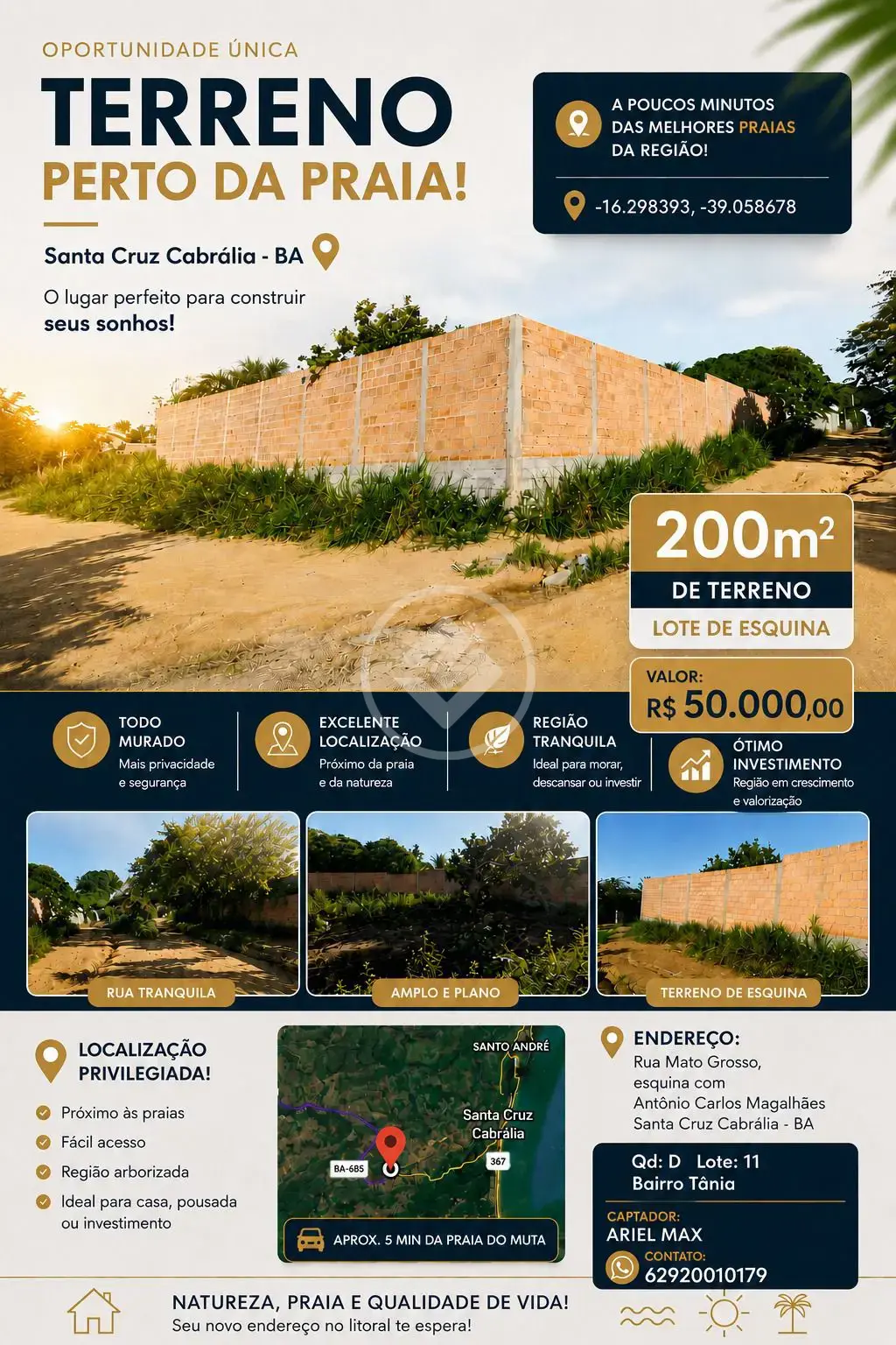 Image 2 - Terreno em Centro, Santa Cruz Cabrália - BA
