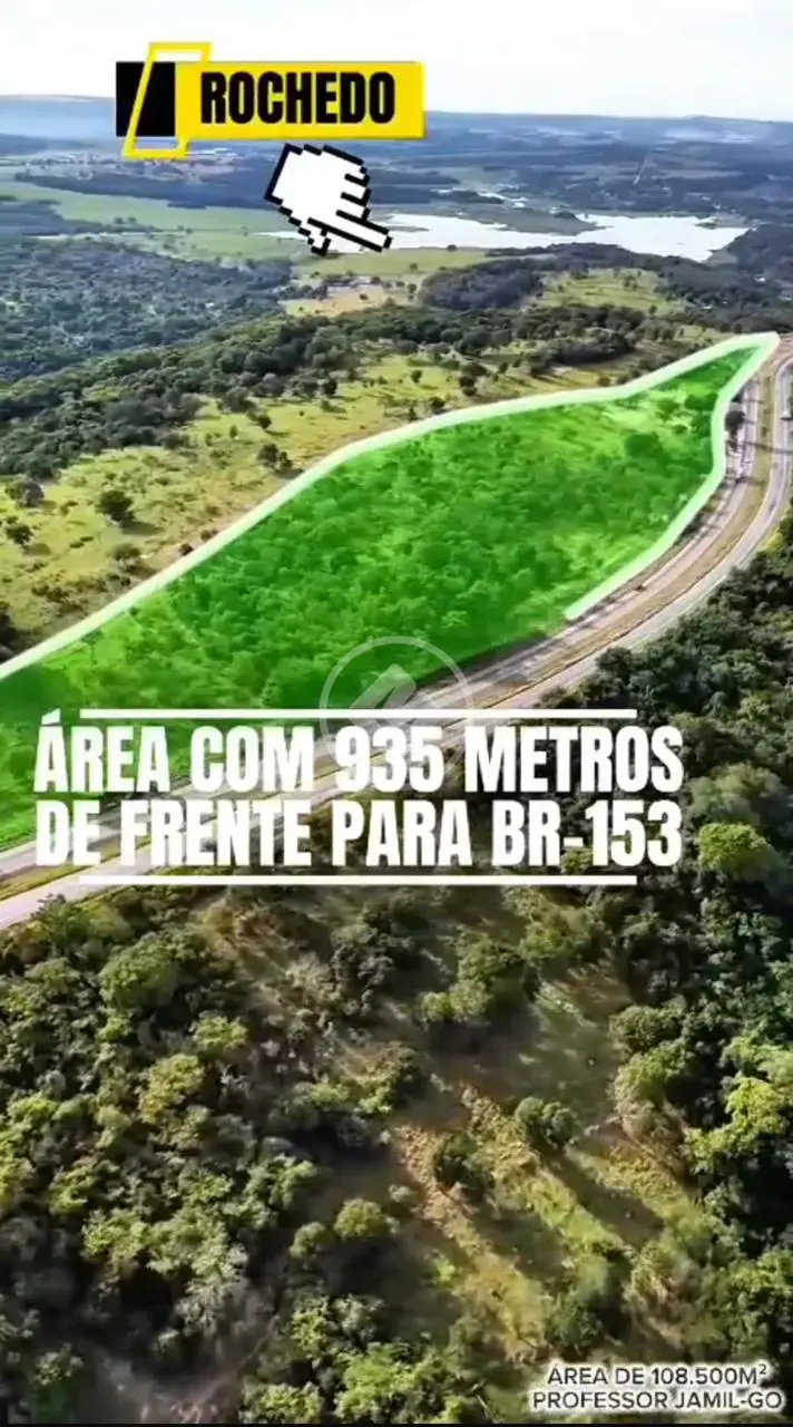 Imagem 1 - Terreno Comercial em Br-153, Professor Jamil - GO