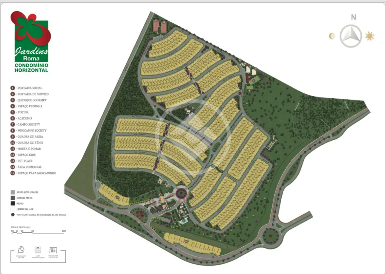 Imagem 1 - Terreno Condomínio em Residencial Marília, Senador Canedo - GO