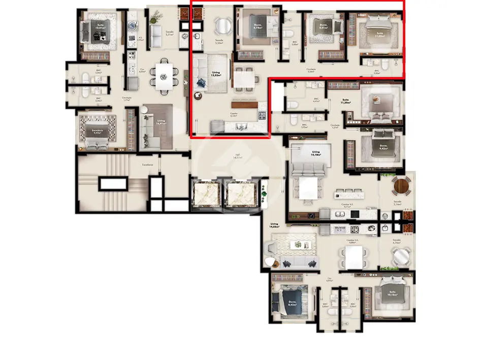 Image 13 - Apartamento em Morretes, Itapema - SC