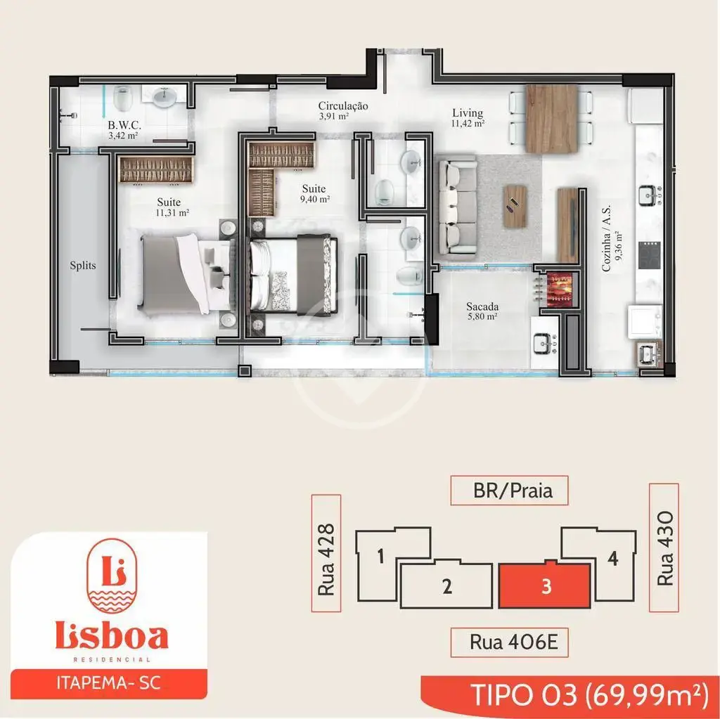 Image 17 - Apartamento em Morretes, Itapema - SC