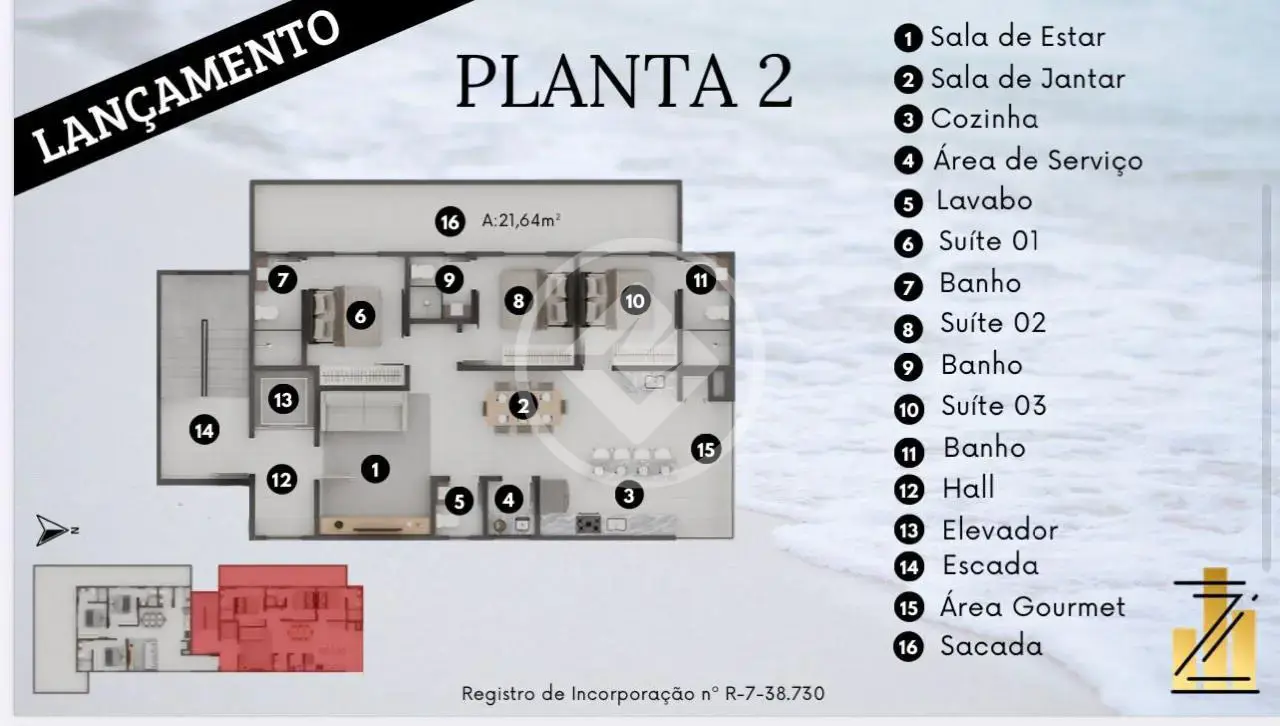 Imagem 5 - Apartamento em Centro, Balneário Piçarras - SC