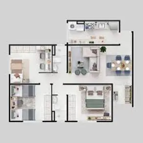 Imagem 4 - Apartamento em Vila São Luiz, Goiânia - GO