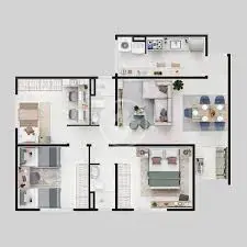 Imagem 4 - Apartamento em Vila São Luiz, Goiânia - GO