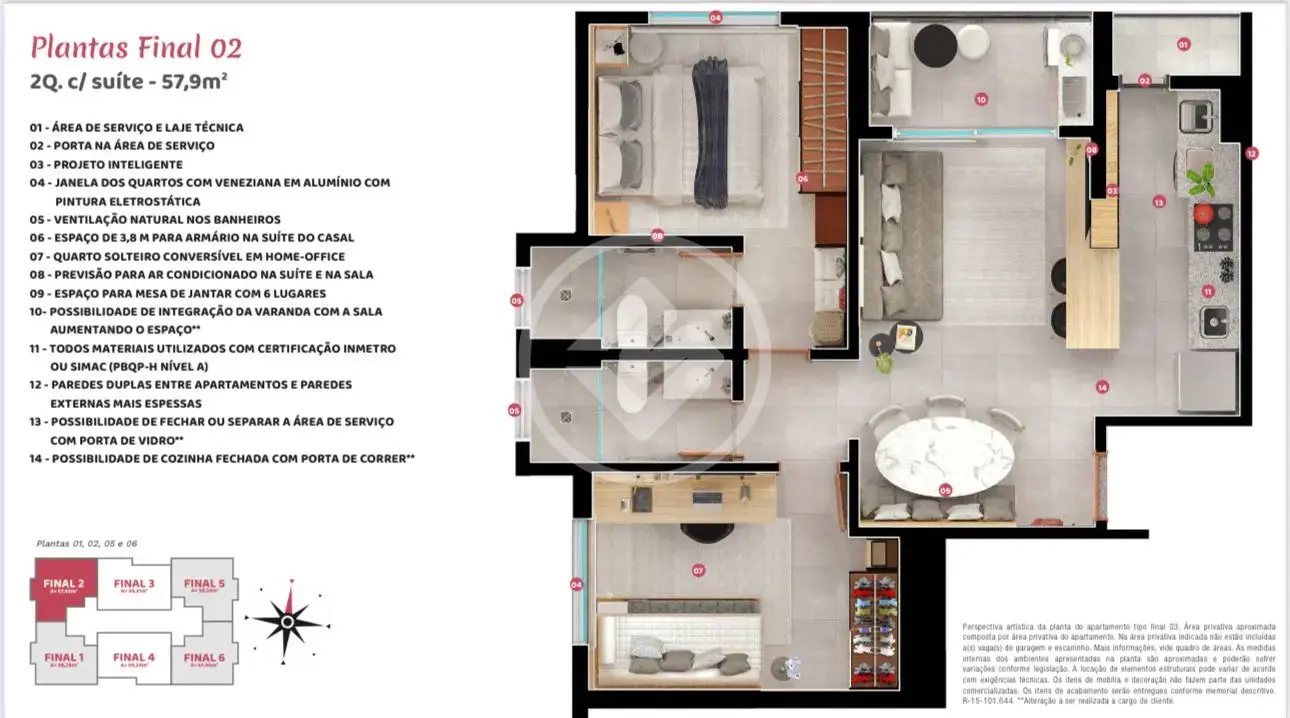 Imagem 1 - Apartamento em Setor Sudoeste, Goiânia - GO