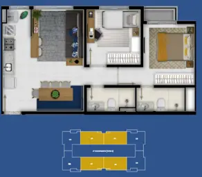 Imagem 2 - Apartamento em Jardim Palacio, Aparecida de Goiânia - GO