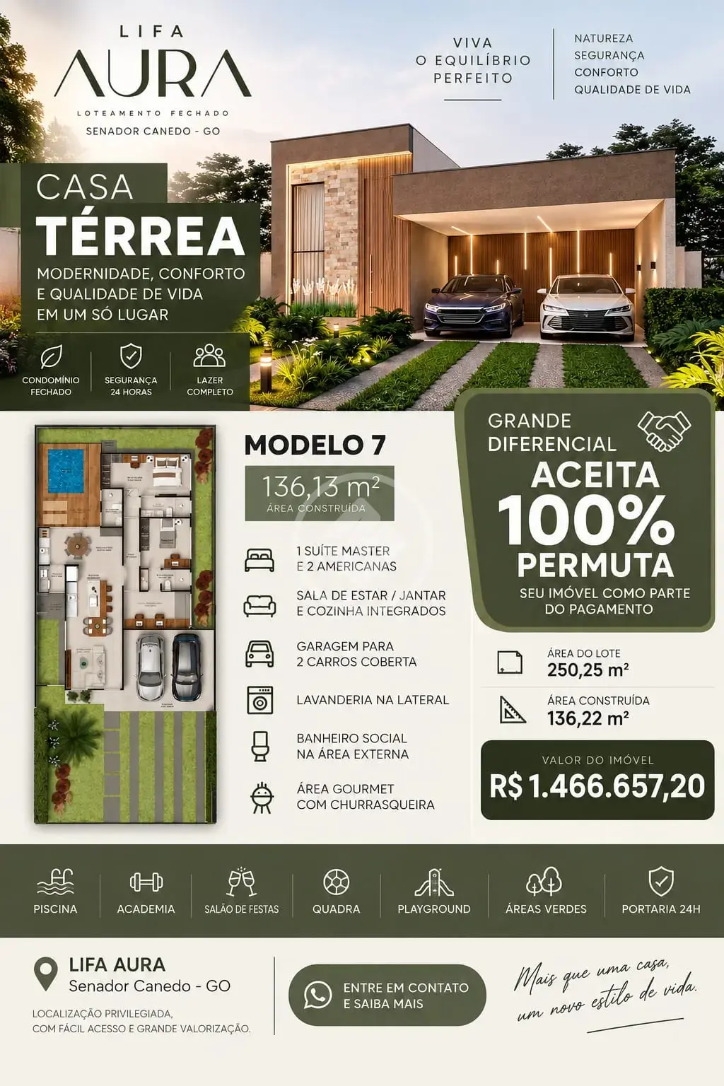 Image 2 - Casa em Residencial Morada do Bosque, Senador Canedo - GO