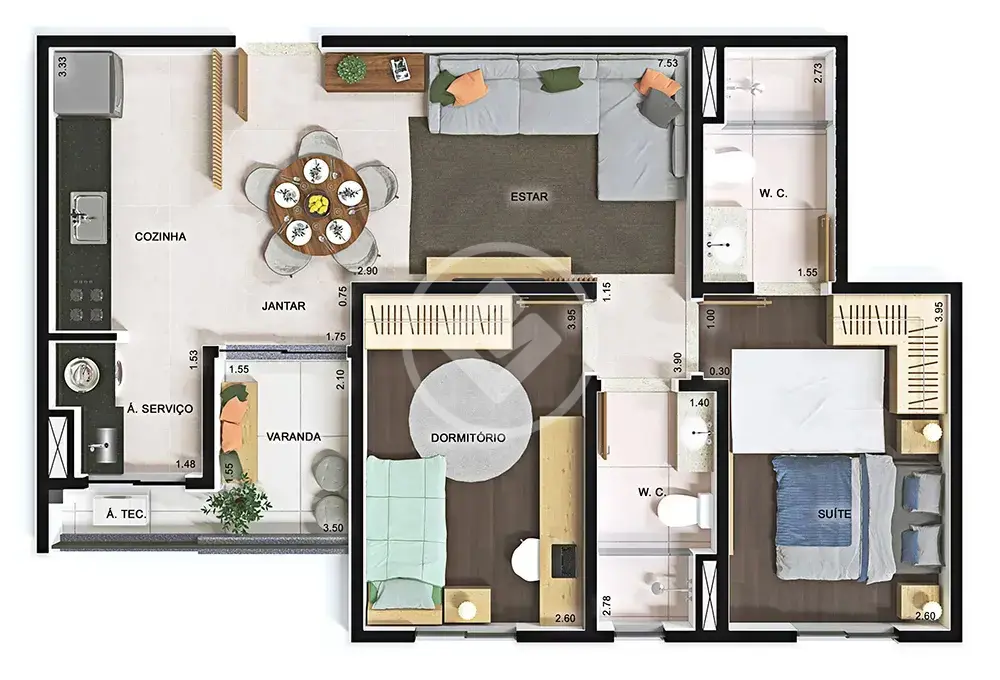 Imagem 1 - Apartamento em Jardim do Lago, Jundiaí - SP